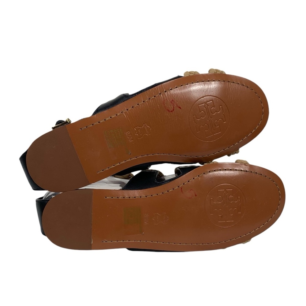 Tory Burch Jute Macrame Sandals (Beach Boho Festival Garden Hippie Indie Resort) - Picture 9 of 11